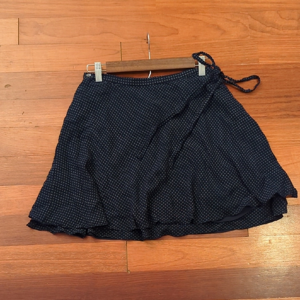 POLO Ralph Lauren Tie Side Wrap Mini Skirt